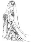Yuna Wedding Dress Final Sketch