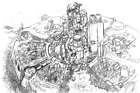 Midgar Rough Sketch