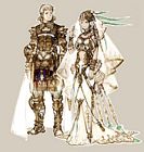 Rasler &amp; Ashe Wedding Art from Final Fantasy XII