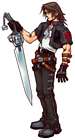 Leon (Squall Leonhart) Art from Kingdom Hearts