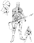 Cyborg Ninja Sketch from Metal Gear Solid