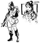 Mei Ling Soldier Uniform Sketch