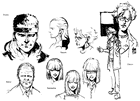 Character Face Sketches
