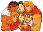 Street Fighter Alpha Telephone Card Art from Street Fighter Series