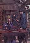 Library Story Scene Illustration