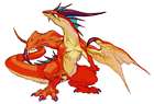 Dragon Metamorphosis Art from Breath of Fire III