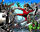 Box Art Illustration from Viewtiful Joe