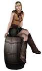 Ashley Sitting on Barrel