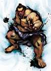 E. Honda Art from Street Fighter IV