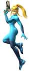 Zero Suit Samus Art from Super Smash Bros. Brawl