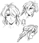 Bart Face Sketches