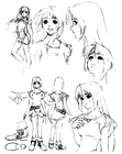 Elly Casual Sketches