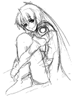 Elly Sitting Sketch