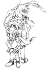 Emeralda Child & Adult Sketch