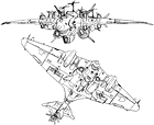 Kislev Military Vessel Front & Bottom Views