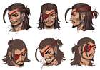 Zegram Face Art from Rogue Galaxy