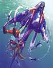 Zero &amp; Leviathan Art from Mega Man Zero 2