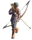 Hyur Archer Art from Final Fantasy XIV