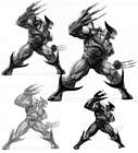 Wolverine Sketches from Marvel vs Capcom 2 (2009)