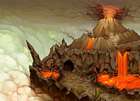 Volcano Environment Art