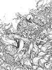 War and Trauma Line Art