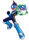 Mega Man Art from Mega Man Star Force
