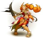 Sacrier's Blood Female Art from Wakfu