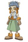 Cat NPC Art from Magical Starsign