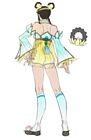 Leixia Costume Back