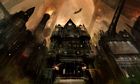 Gotham Chimneys Art from Batman: Arkham City