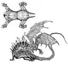 Gaping Dragon Sketches