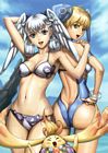 Melia &amp; Fiora - Swimsuits Art from Xenoblade Chronicles