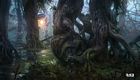 Jungle Tree Trunks Art from Halo 4