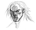 Early Death Face Sketch