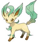 Leafeon Art from Pok&#xE9;mon Black and White Version 2
