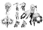 Octa Sketches from Drakengard 3
