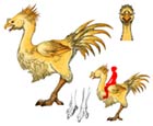 Chocobo Art from Final Fantasy XV