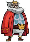 King Daphnes Nohansen Hyrule Art from The Legend of Zelda: The Wind Waker HD