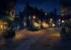 Labyrinthia West Shopping Area, Night