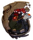 Daiana the Firemantle Art from Terra Battle