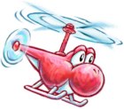 Yoshi Helicopter Art from Yoshi's New Island