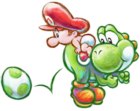 Yoshi Laying an Egg