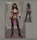 Mileena Front & Back Concept