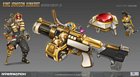 Junkrat King Jamison Weapon Art from Overwatch