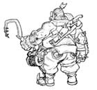 Roadhog Sketch from Overwatch