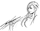 Tifa Lockhart Sketch by Tetsuya Nomura