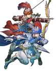 Destined Scions Leif, Battle
