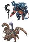 Servomechanical Minotaur and Chimera