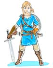Link & Sword Concept Art