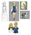 Princess Zelda Early Designs